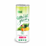 250ml Can Original Wheatgrass juice drink with Mix Juice